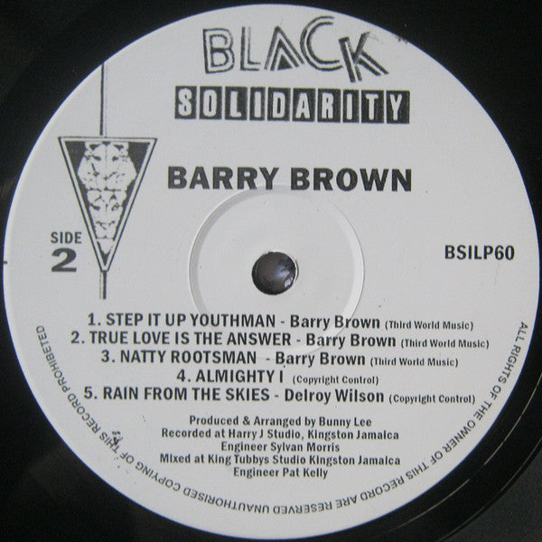 Barry Brown : Step It Up Youthman (LP, Album, RE)
