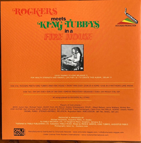 Augustus Pablo : Rockers Meets King Tubbys In A Fire House (LP, RP)