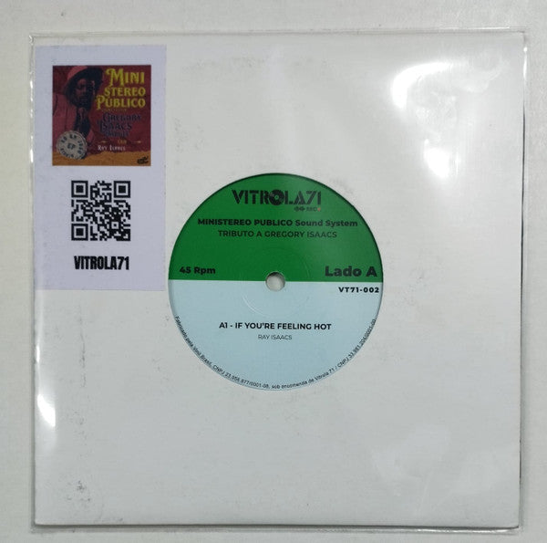 Ministereo Publico Sound System : Tributo A Gregory Isaacs (7", Single)