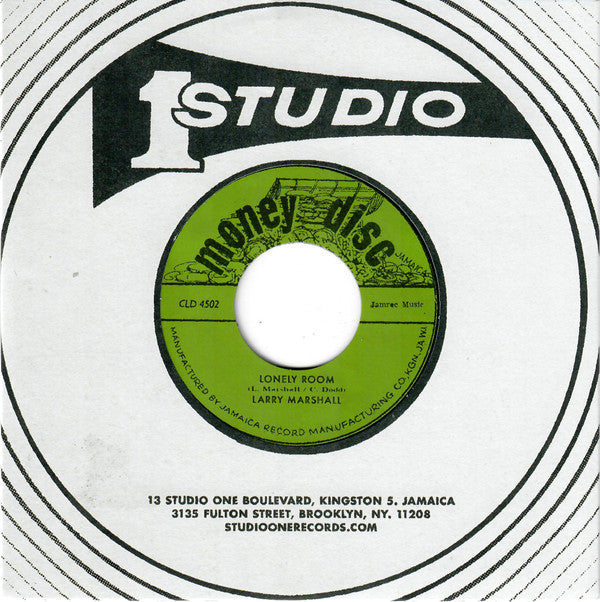 Larry Marshall : Lonely Room (7")