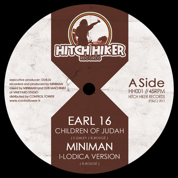 Miniman Feat Earl Sixteen : Children Of Judah (12", Ltd)