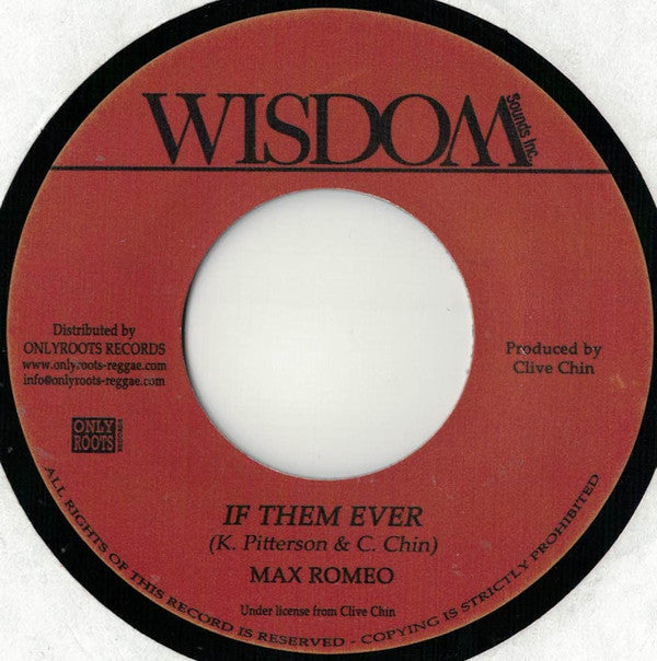 Max Romeo : If Them Ever (7", RE, RP)