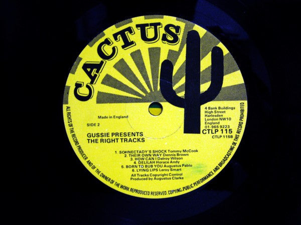 Various : Gussie Presenting The Right Tracks (LP, Comp)