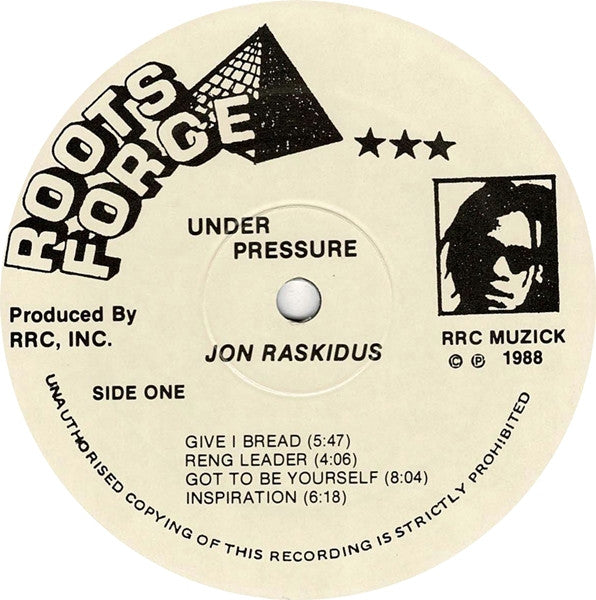 Jon Raskidus Cornelius* : Under Pressure (LP, Album)