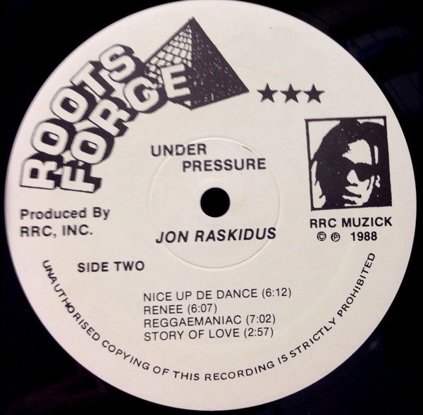 Jon Raskidus Cornelius* : Under Pressure (LP, Album)