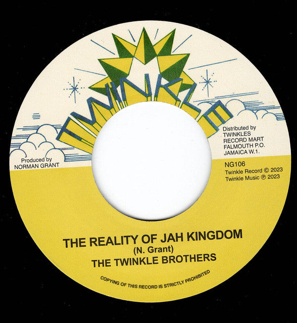 Twinkle Brothers : The Reality Of Jah Kingdom  (7", RP)