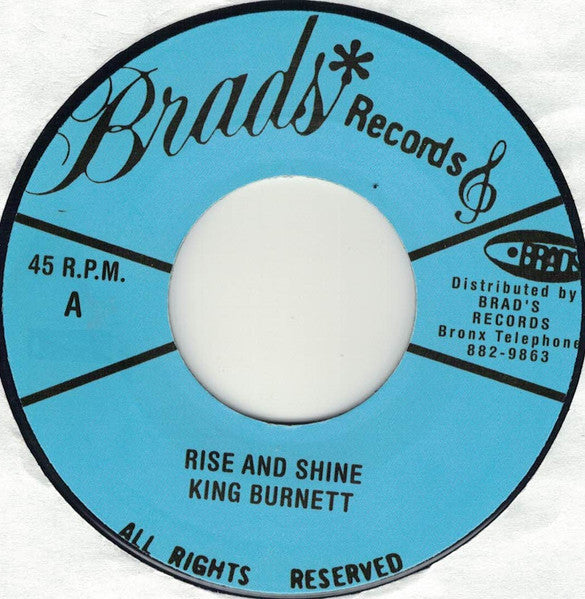 Watty Burnett : Rise And Shine (7", RE)