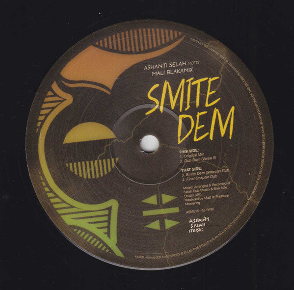 Ashanti Selah, Mali Blakamix : smite dem (12", Maxi)