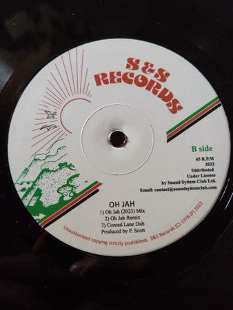 Yvonne Sterling : Oh Jah (12")