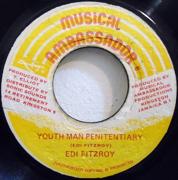Edi Fitzroy : Youth Man Penitentiary (7")