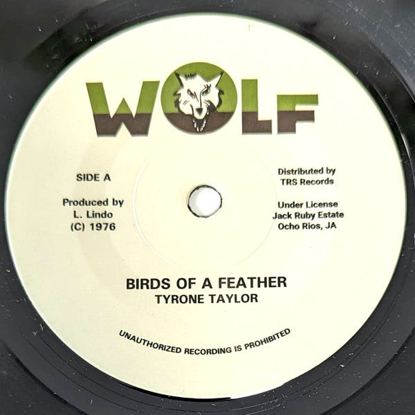 Tyrone Taylor / The Black Disciples : Birds Of A Feather / Death Before Dishonour (7")