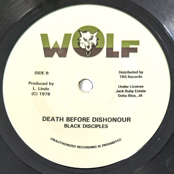 Tyrone Taylor / The Black Disciples : Birds Of A Feather / Death Before Dishonour (7")