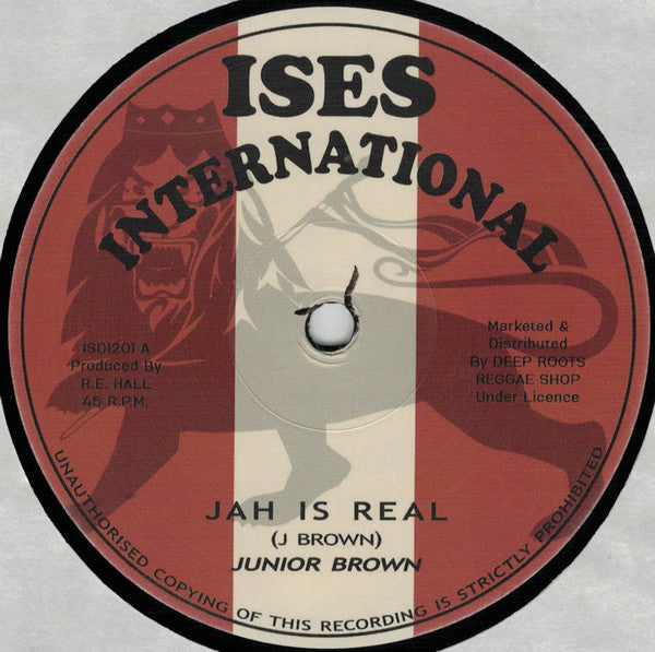 Junior W. Brown : Jah Is Real (12")