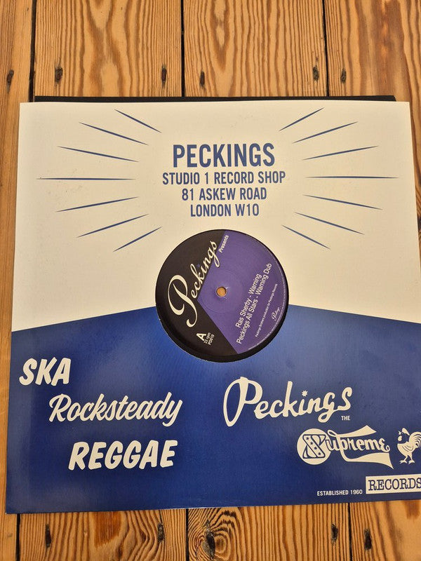 Ras Sherby, Peckings Allstars, Tenna Star, Macka B : Warning  (12", Maxi)
