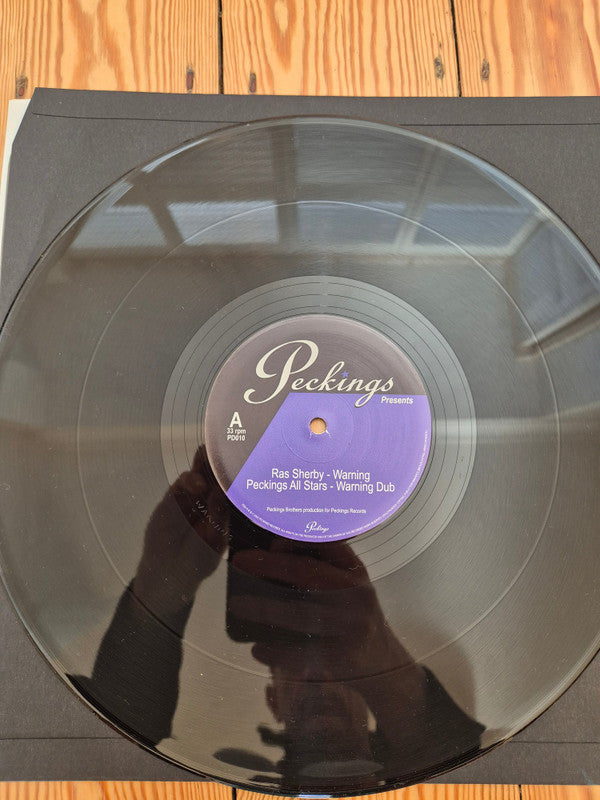 Ras Sherby, Peckings Allstars, Tenna Star, Macka B : Warning  (12", Maxi)