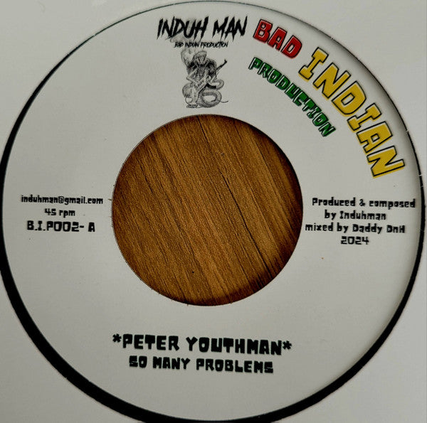 Peter Youthman : So Many Problems (7", Ltd)