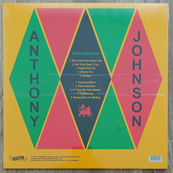 Anthony Johnson : Togetherness (LP, RE)