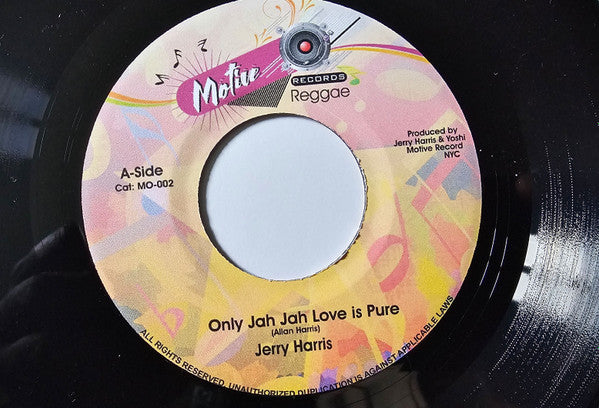 Jerry Harris : Only Jah Love Is Pure (7", Single)