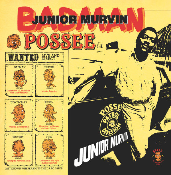 Junior Murvin : Bad Man Possee (LP, Album, RM)