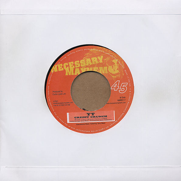 Mr Williamz / YT : No Cigarette / Credit Crunch  (7", M/Print)