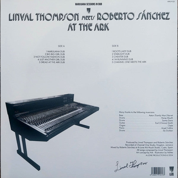 Linval Thompson meets Roberto Sanchez : Linval Thompson meets Roberto Sánchez At The Ark - Marijuana Sessions In Dub (LP)