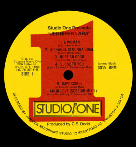 Jennifer Lara : Studio One Presents Jennifer Lara (LP, Ltd)