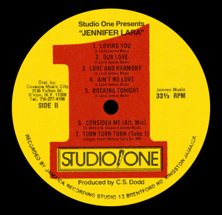 Jennifer Lara : Studio One Presents Jennifer Lara (LP, Ltd)