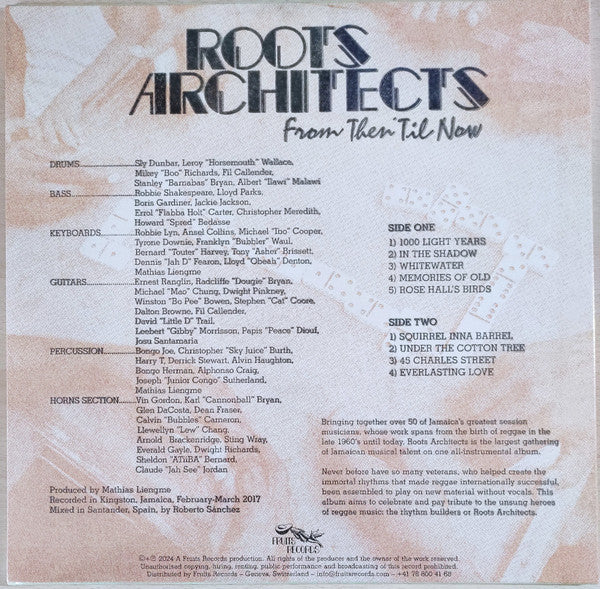 Roots Architects : From Then Til Now (LP, Album)