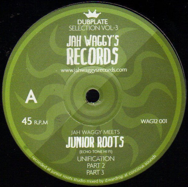 Junior Roots / Junior B : Unification / Odyssey Dub (12")