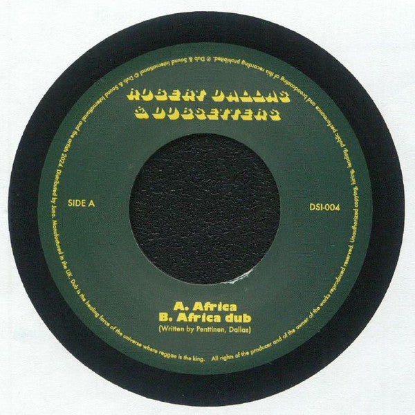 Robert Dallas & Dubsetters : Africa (7")