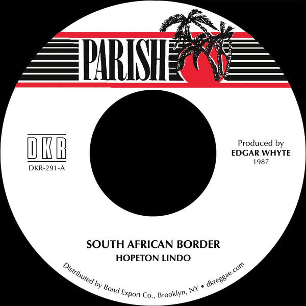 Hopeton Lindo : South African Border (7", RE)