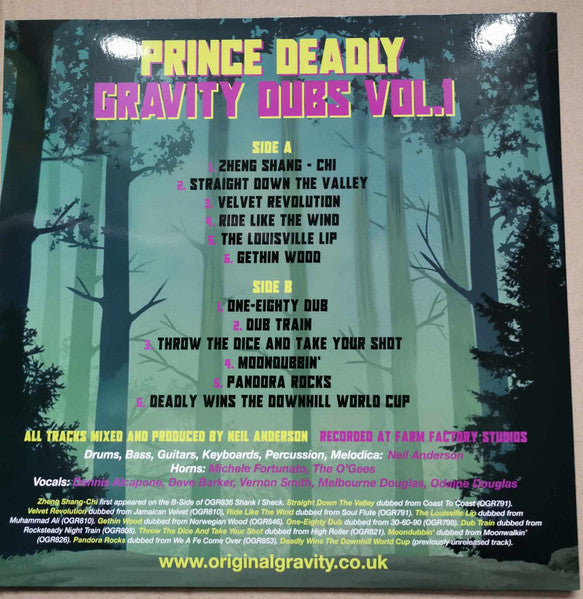 Prince Deadly : Gravity Dubs Vol.1  (LP, Album, Ltd)