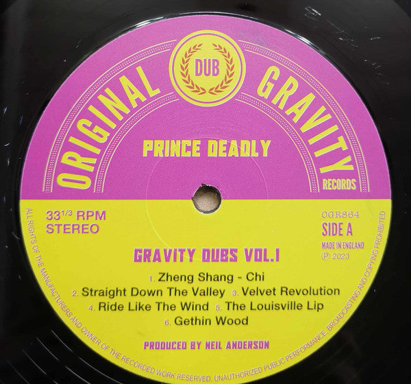 Prince Deadly : Gravity Dubs Vol.1  (LP, Album, Ltd)