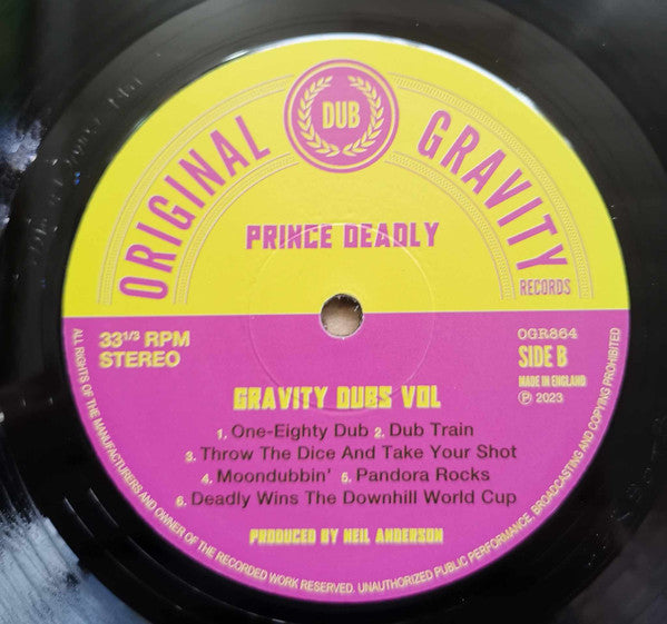 Prince Deadly : Gravity Dubs Vol.1  (LP, Album, Ltd)