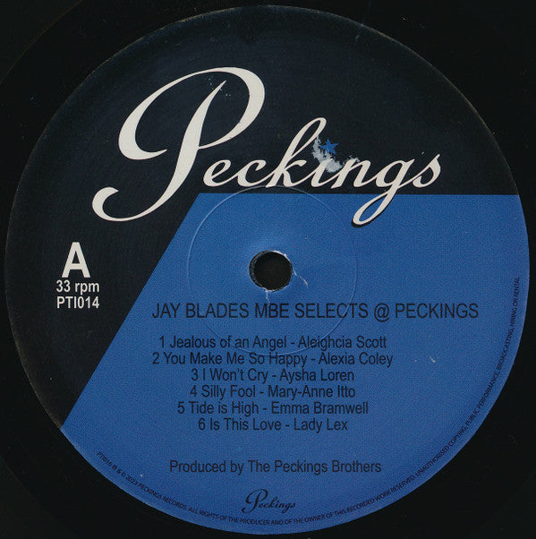 Various : Jay Blades MBE Selects @ Peckings (LP, Comp, Ltd)
