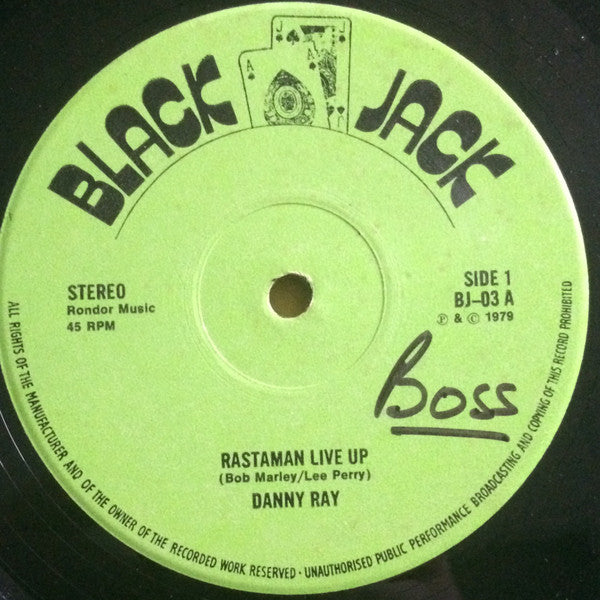 Danny Ray (2) : Rastaman Live Up / Revolution Rock (12")