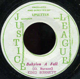 Watty Burnett / The Upsetters : Babylon A Fall / Cripple Skank (7")