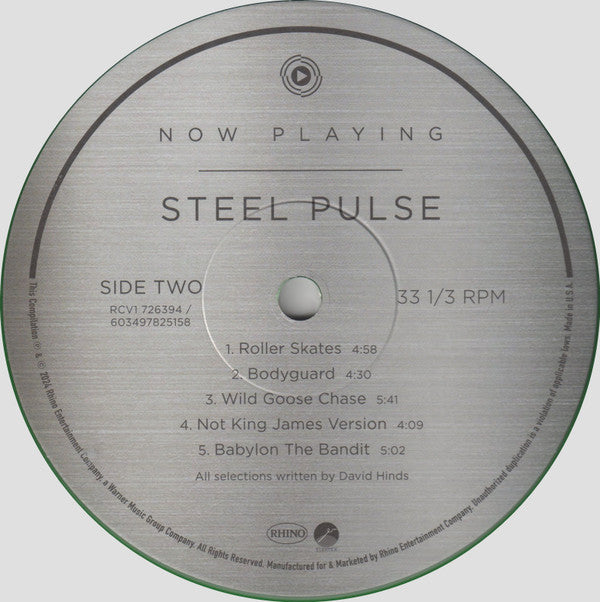 Steel Pulse : Now Playing (LP, Comp, Gre)