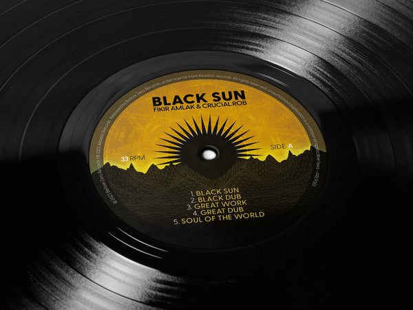 Fikir Amlak, Crucial Rob : Black Sun (LP)