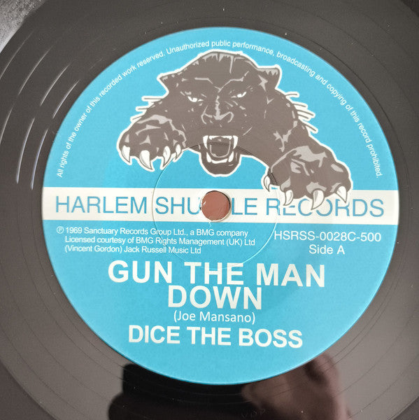 Dice The Boss : Gun The Man Down / Your Boss DJ (7", Single, Ltd)