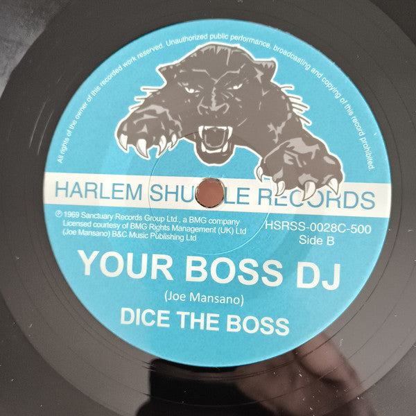 Dice The Boss : Gun The Man Down / Your Boss DJ (7", Single, Ltd)