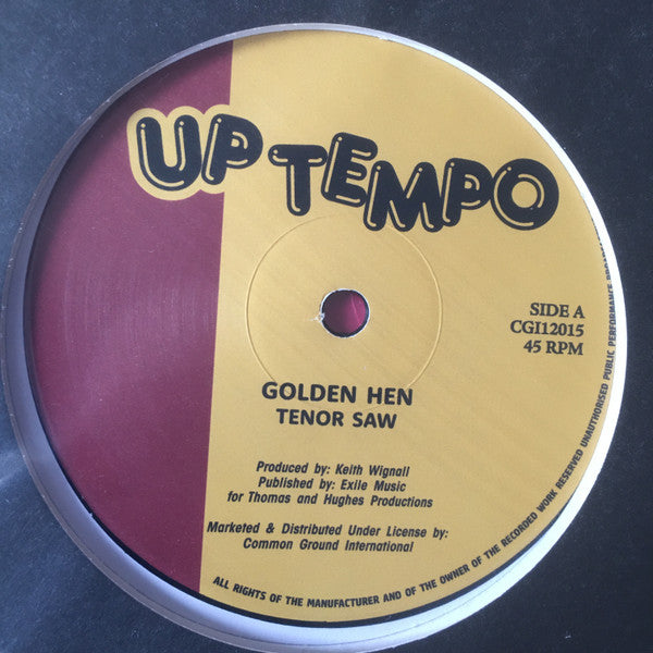 Tenor Saw / Gorgan Players : Golden Hen / Golden Dub (12", RP)
