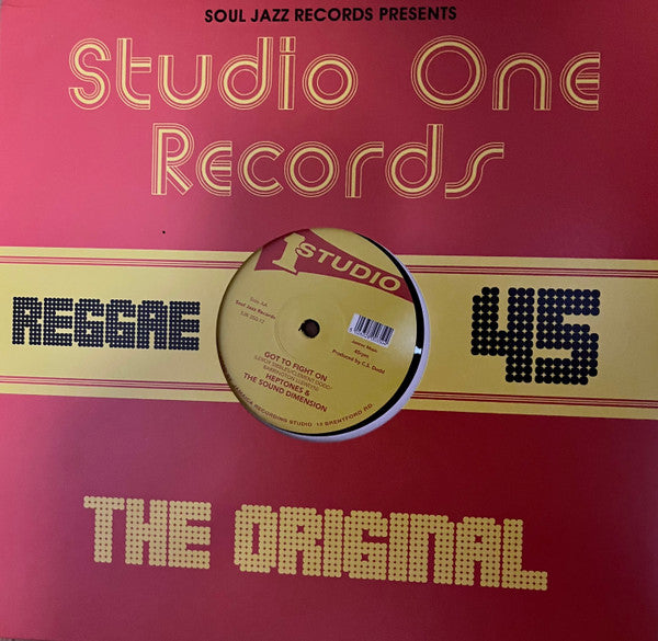 Johnny Osbourne / The Heptones, Sound Dimension : Time A Run Out / Got To Fight On (12", Single)