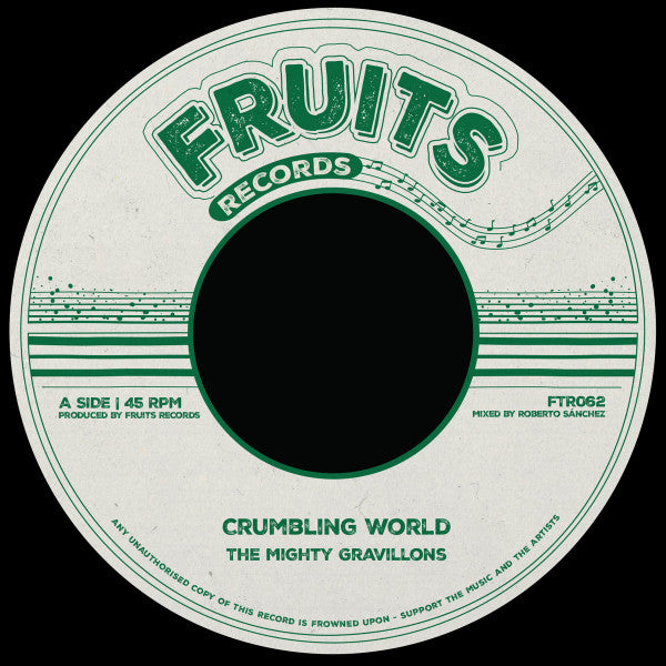 The Mighty Gravillons / The 18th Parallel : Crumbling World (7", Single)