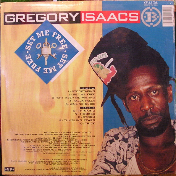 Gregory Isaacs : Set Me Free (LP, Album)