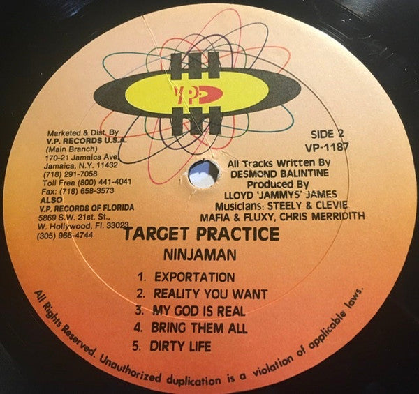 Ninjaman : Target Practice (LP, Album)