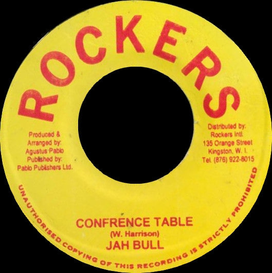 Carlton "Tetrack" Hines / Jah Bull : She Loves Me / Confrence Table (7", RP)