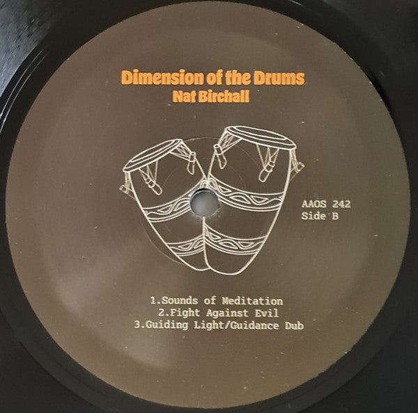 Nat Birchall : Dimension Of The Drums - Roots Reggae Instrumentals (LP, Album)