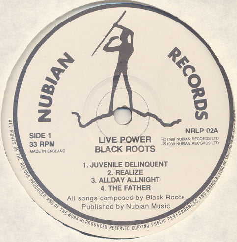 Black Roots : Live Power (LP)