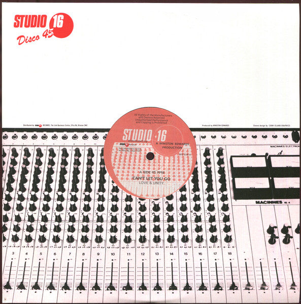 Love & Unity / Natty Locks : Can't Let You Go / Let You Go In Dub (12", RE)